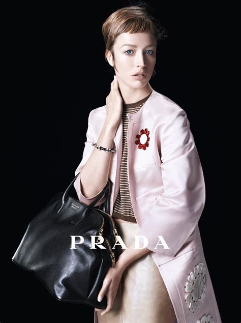 woman modeling for prada